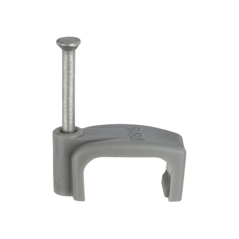 Unifix Grey FTE Cable Clips – 2.5mm 10x5mm Box 1000