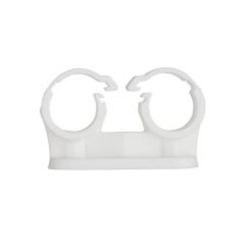 Unifix Kliplok Pipe Clips Double  15mm &22mm