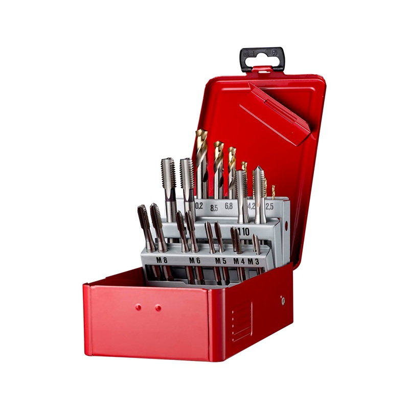 Dormer L115100 M3-M12 Tap & Drill Set 21pc