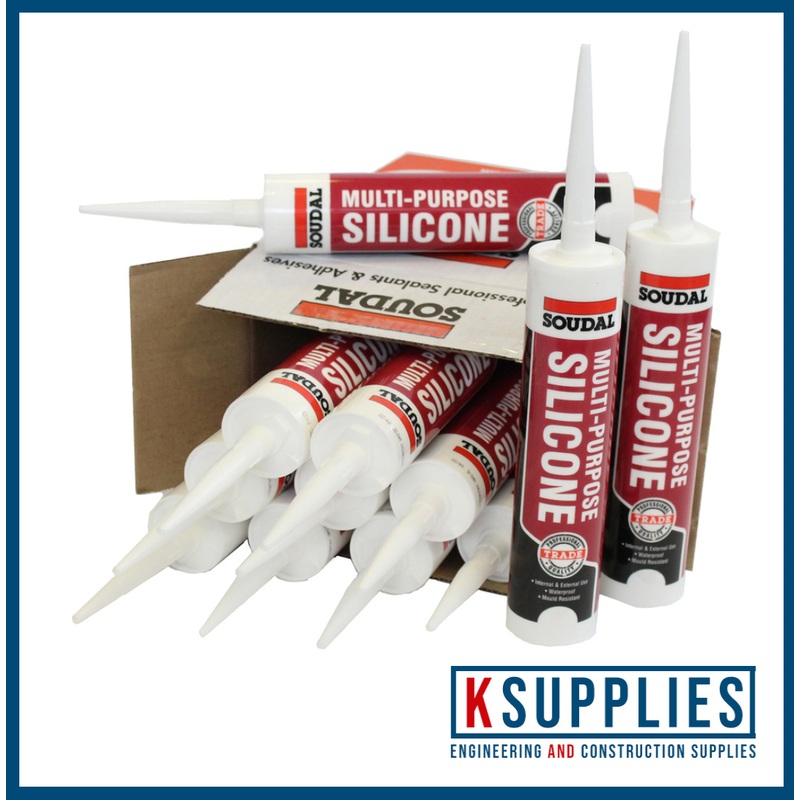 Soudal Multi Purpose Clear Silicone (Box 12)
