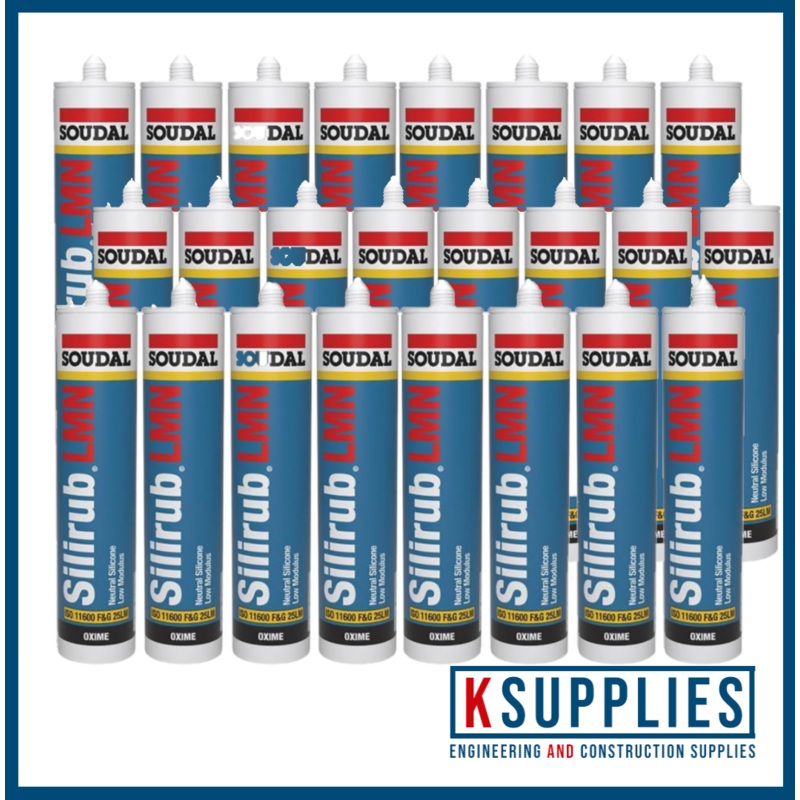 Soudal Silirub LMN Silicone Sealant Low Modulus (Bulk Deals)