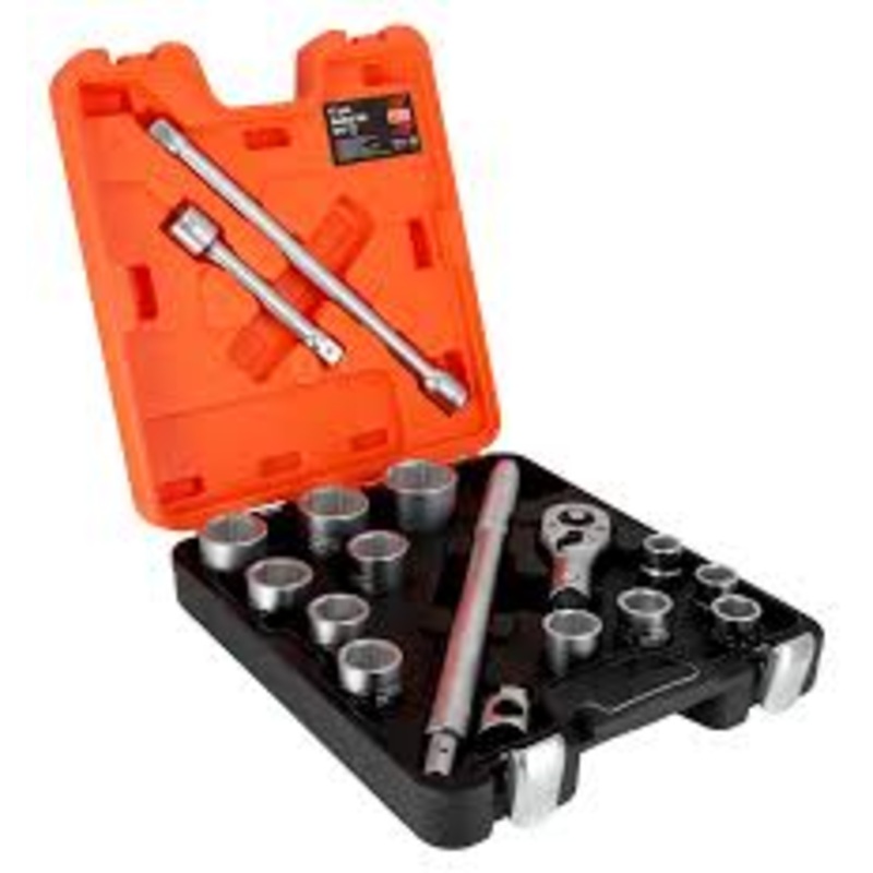Bahco SLX17 3/4 Socket Set 17pc