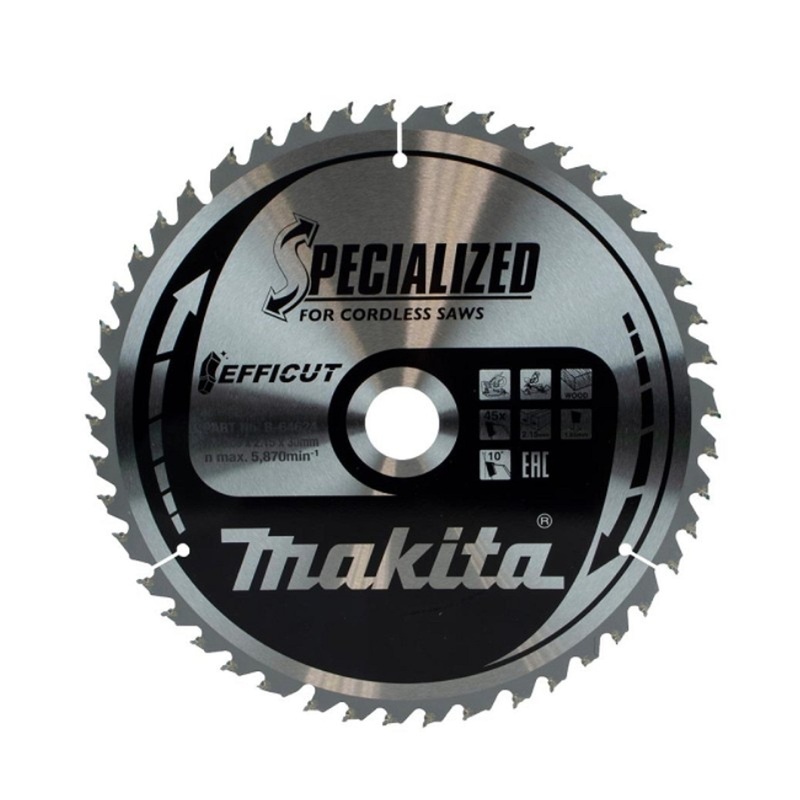 Makita B-64630 Efficut TCT Circular Saw Blade 260mm x 30mm 45T