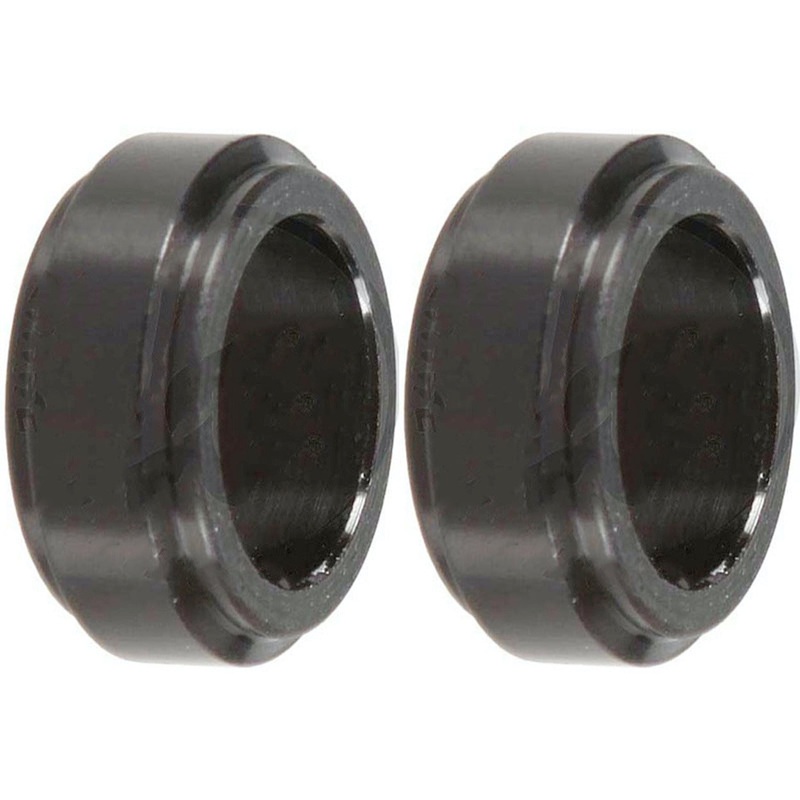 Black 25mm X 10mm Stub Axle Spacer / Wheel Spacer X 2