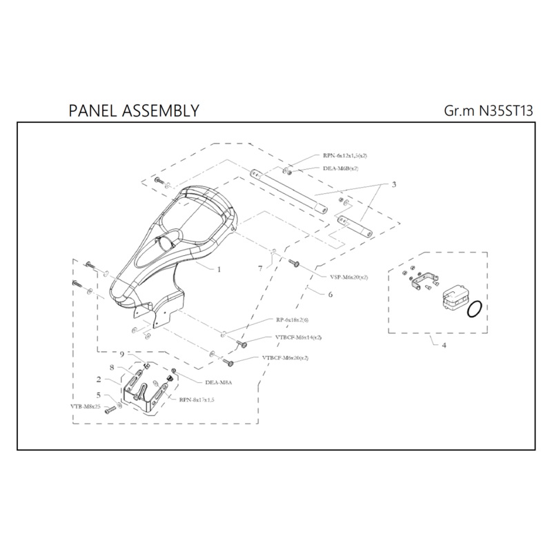 Freeline Klipnut Insert Sm M6 (9)