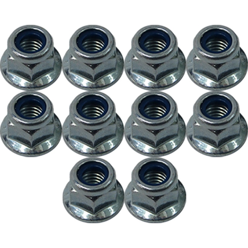 Nut M8 Flanged Nyloc Standard X 1