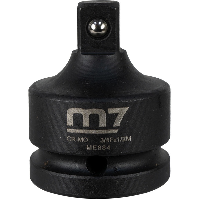 M7 Impact Adaptor 3/4in (F) x 1/2in (M) – Locking Ball Type