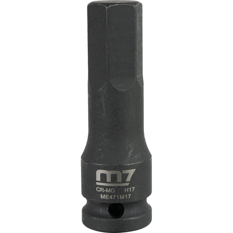 M7 Impact In Hex Socket, 1/2in Drive, 17mm