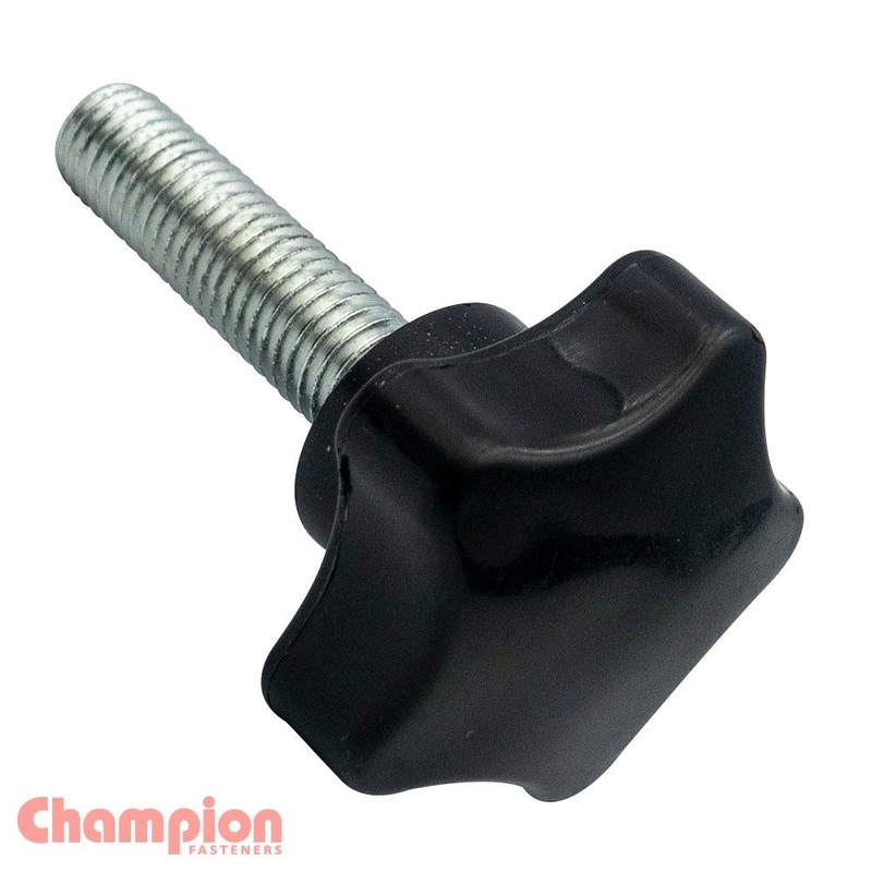 Champion Star Knob – Screws – M8 x 20mm – Z/P