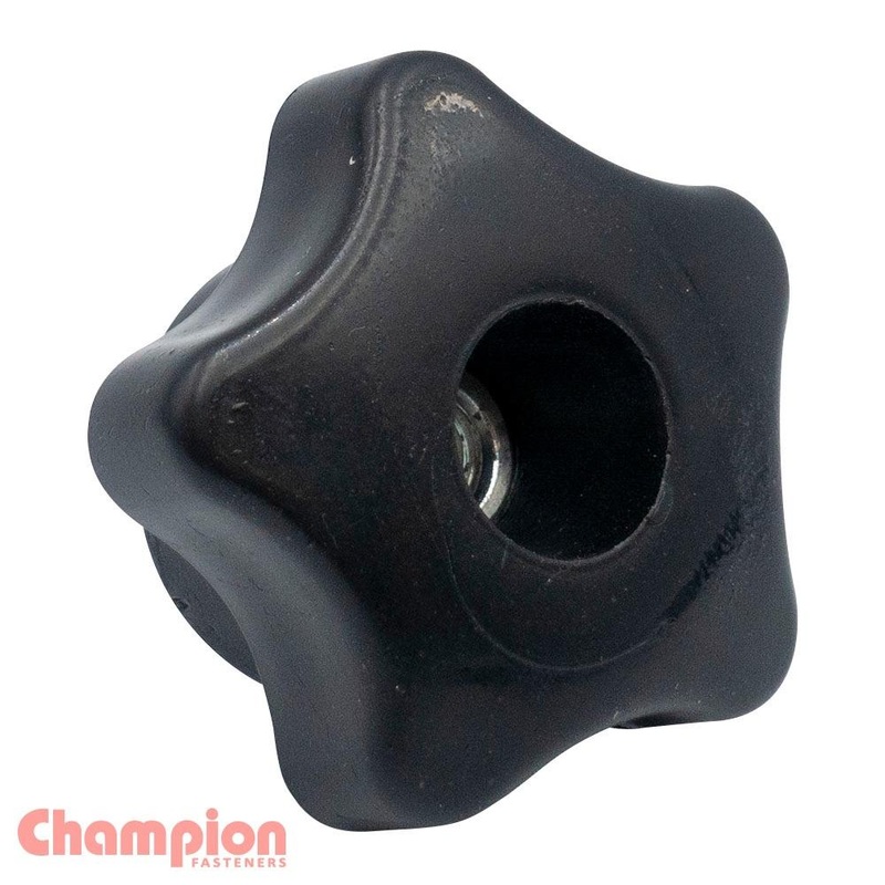 Champion Star Knobs – Through Type Nuts – M6 – Z/P