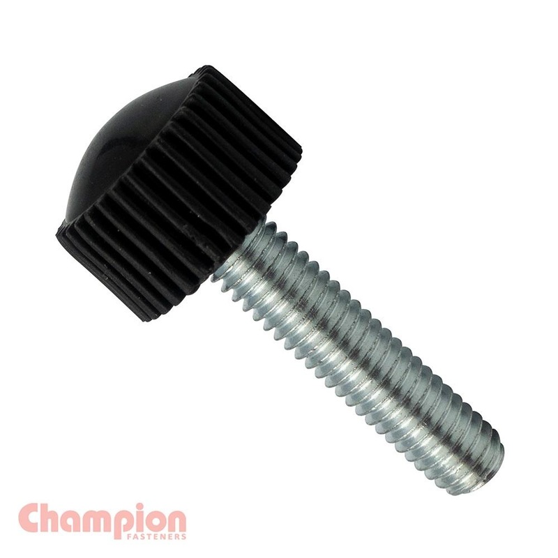 Champion Thumb Screws-Round Knurled – M5 x 16mm – Z/P
