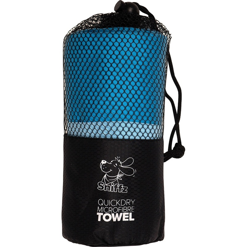 Sniffz Large Microfibre Towels – Blue