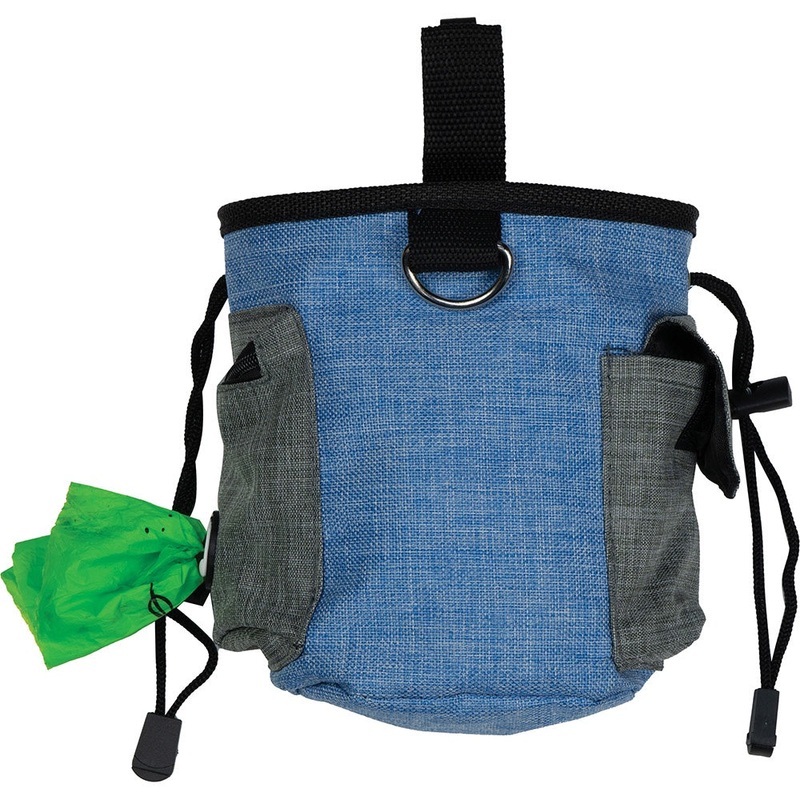 Sniffz Treat Bag with Removable Belt – Blue