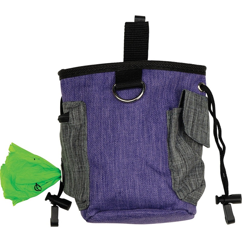 Sniffz Treat Bag with Removable Belt – Purple