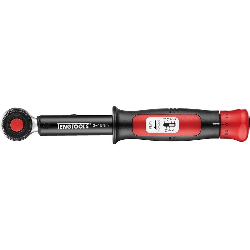 Teng 1/4in Torque Wrench Plus 3 – 15Nm