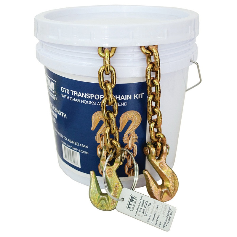 ITM G70 Transport Chain – 2.3 Ton Lashing Cap. – 6M Length
