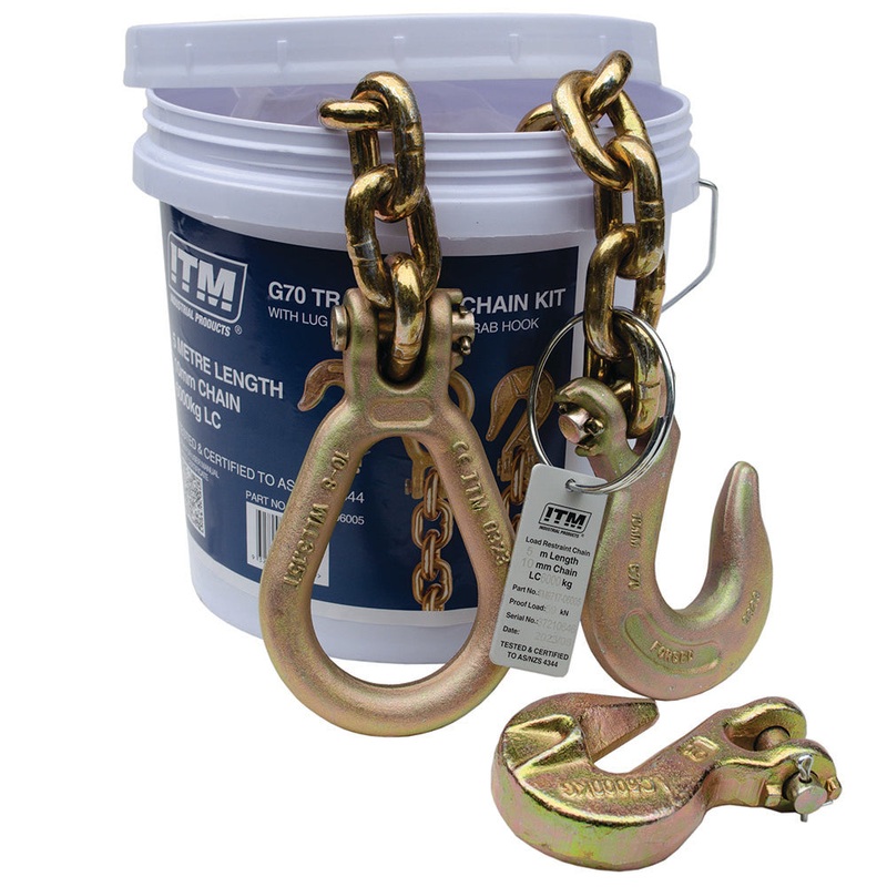 ITM G70 Transport Chain Kit-6Ton Lashing Cap. – 5M Length