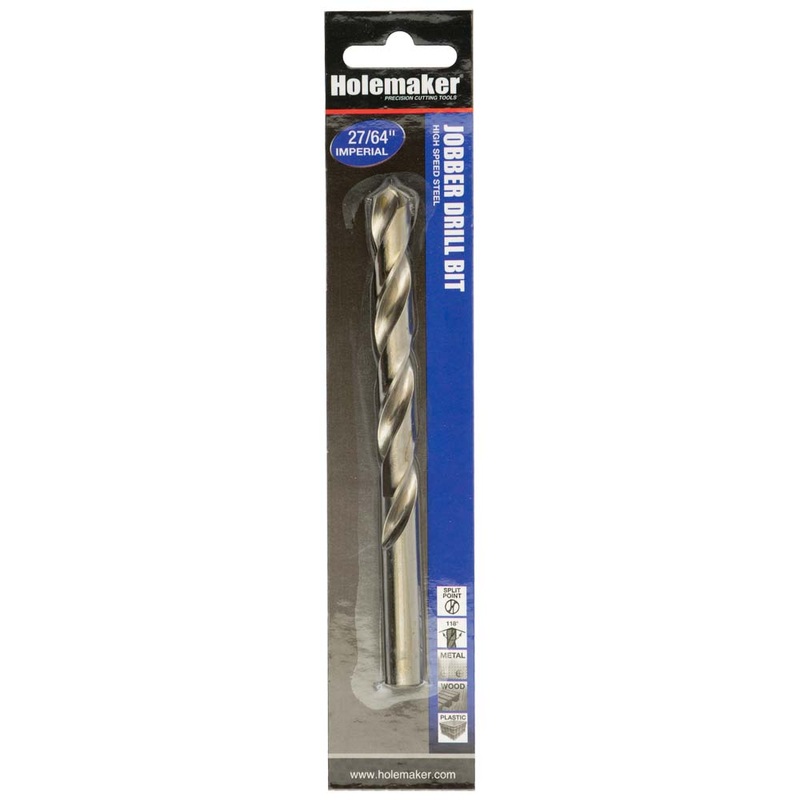 Holemaker Jobber Drill 27/64in – 1pc (Carded)