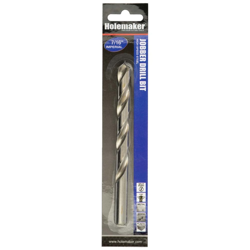 Holemaker Jobber Drill 7/16in – 1pc (Carded)