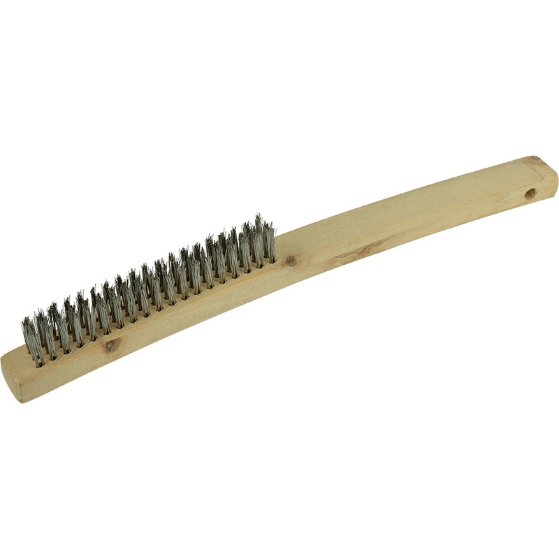 ITM Stainless Steel Wire Brush 353mm – 3 Row