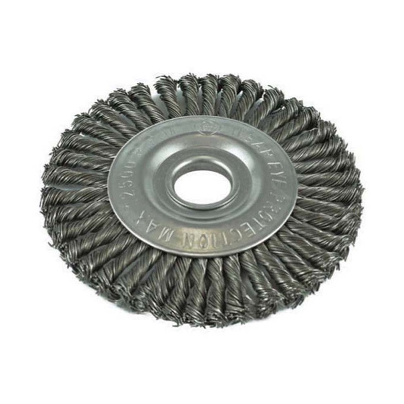 ITM Twist Knot Pipeline Wheel Brush Steel 178mm