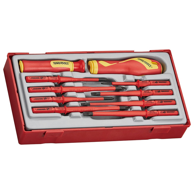 Teng 10pc 1000 Volt Screwdriver Set FL-PH-PZ – TC-Tray