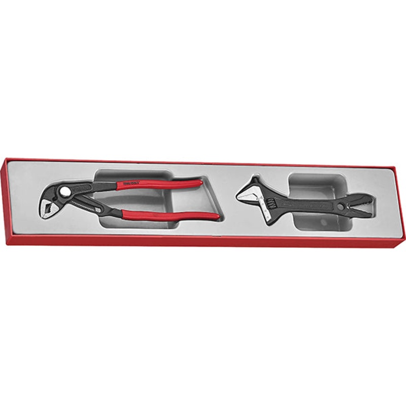 Teng 2pc Plier/Adjustable Wrench Set – TTX-Tray