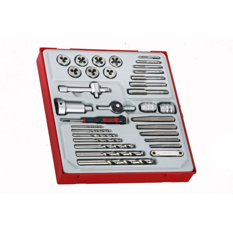 Teng 34pc Tap & Die Set w/Accessories – TTD-Tray