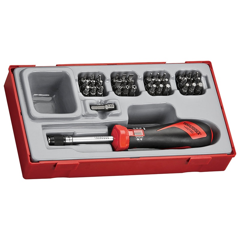 Teng 38pc 1/4in Dr. Torque Screwdriver Set 1-5Nm – TC-Tray
