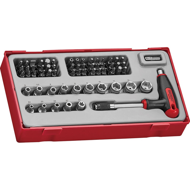 Teng 62pc T-Handle Socket & Bits Set – TC-Tray