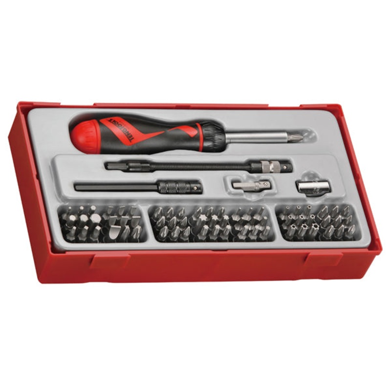 Teng 74pc MD Ratchet S/Driver Bits Set – TC-Tray