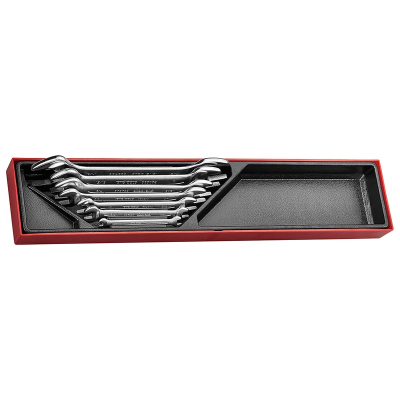 Teng 7pc AF Spanner Set Dbl. Open End 1/4-1-1/4in – TTX-Tray