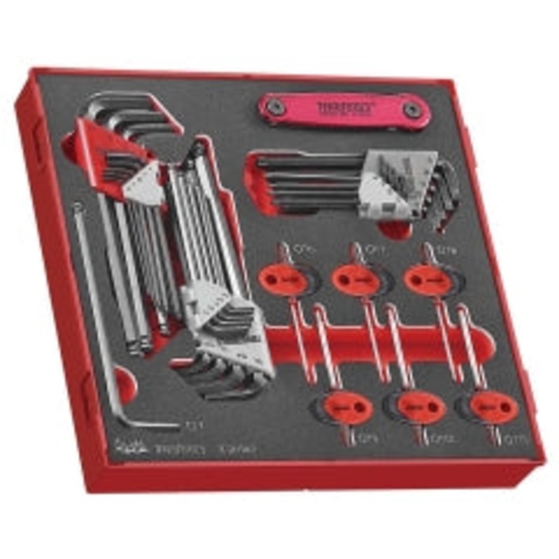 Teng 42pc MM/AF Hex & TX Ball-End Key Set – TED-Tray