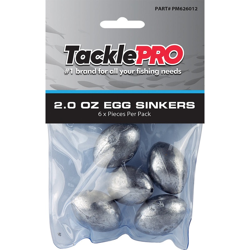 TacklePro Egg Sinker 2.0oz – 6pc