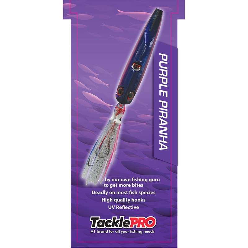 TacklePro Inchiku Lure 130gm – Purple Piranha
