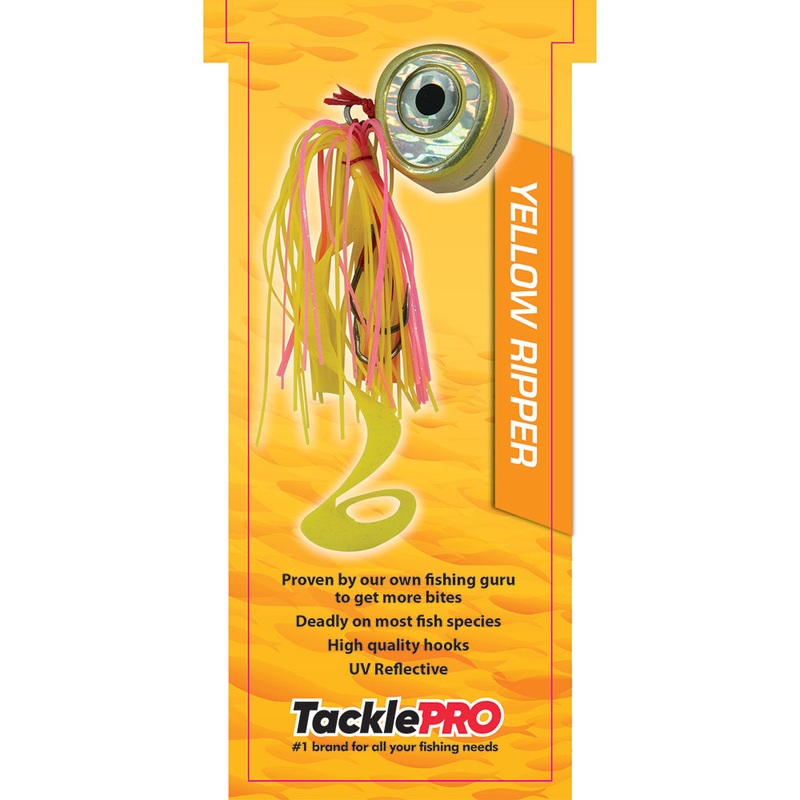 TacklePro Kabura Lure 140gm – Yellow Ripper