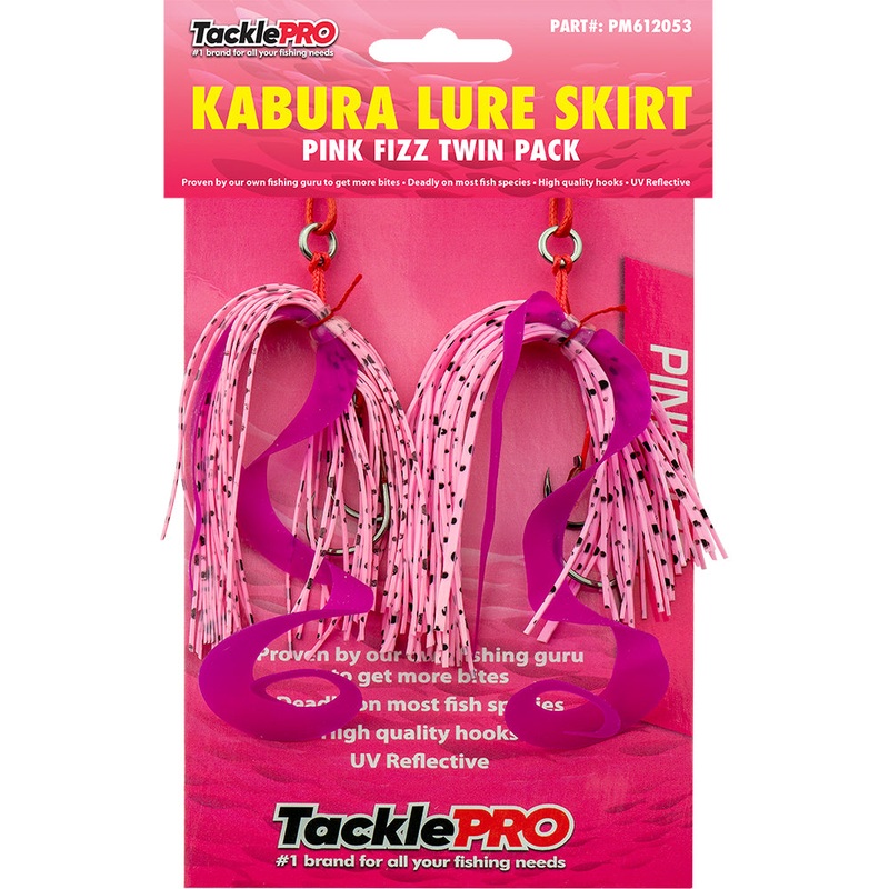 TacklePro Kabura Lure Skirt – Pink Fizz (Twin Pack)