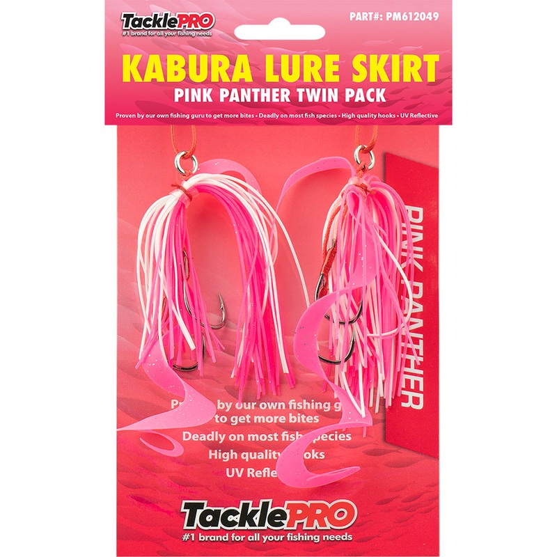 TacklePro Kabura Lure Skirt – Pink Panther (Twin Pack)