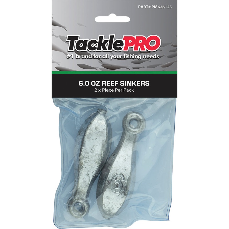 TacklePro Reef Sinker 6.0oz – 2pc Pack