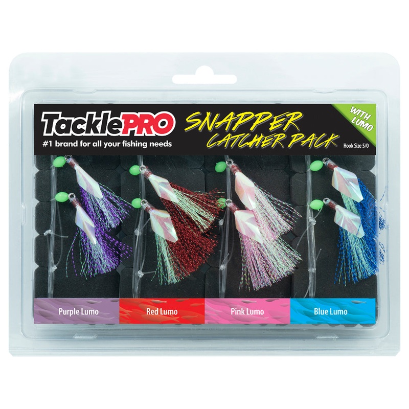 TacklePro Snapper Catcher Lumo Four Pack – 5/0