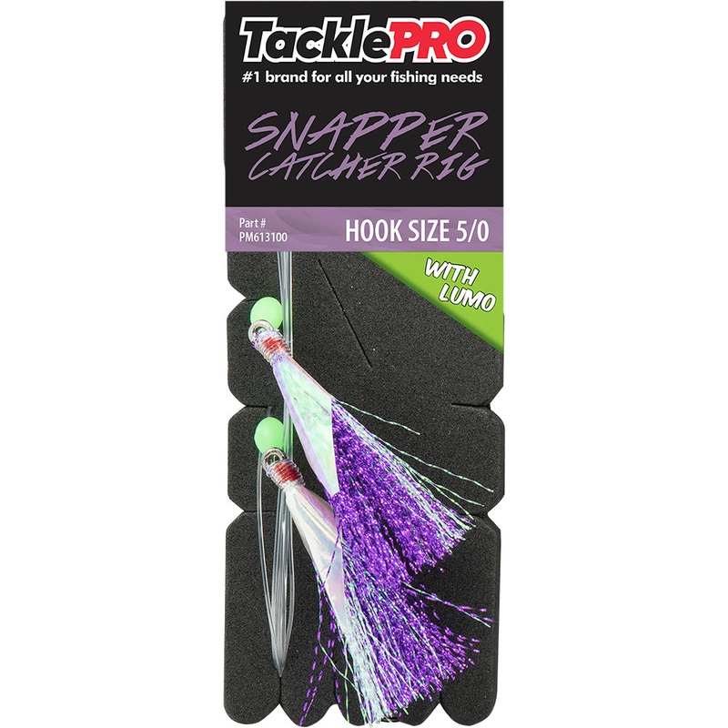 TacklePro Snapper Catcher Purple & Lumo – 5/0