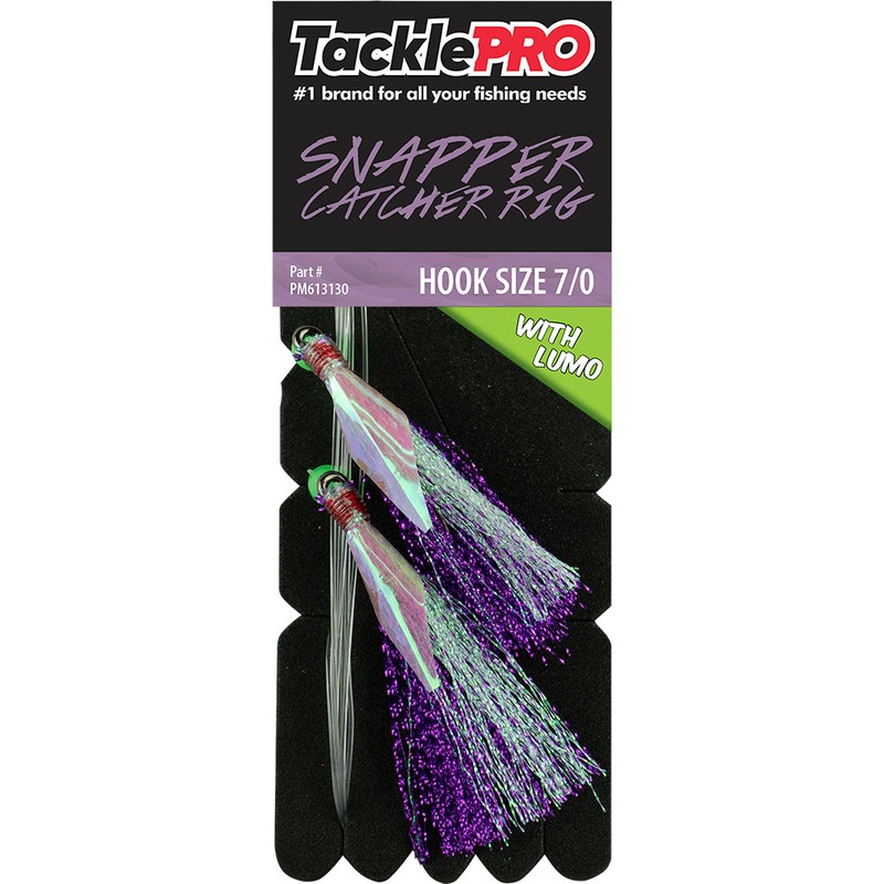 TacklePro Snapper Catcher Purple & Lumo – 7/0