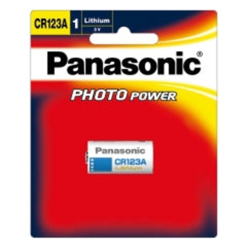 Panasonic 3V Lithium CR123A Camera Battery