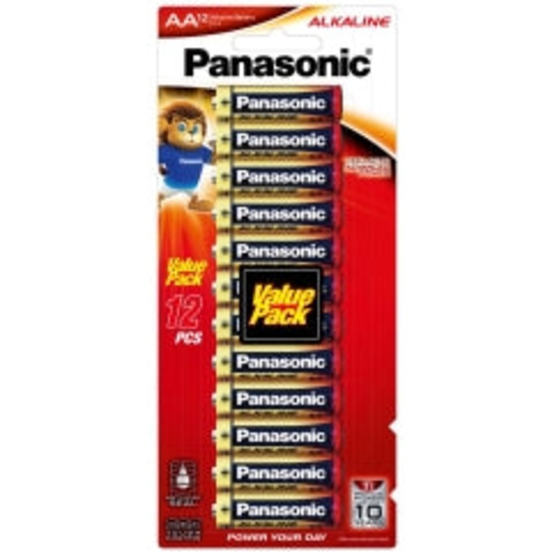 Panasonic AA Battery Alkaline (12pk)