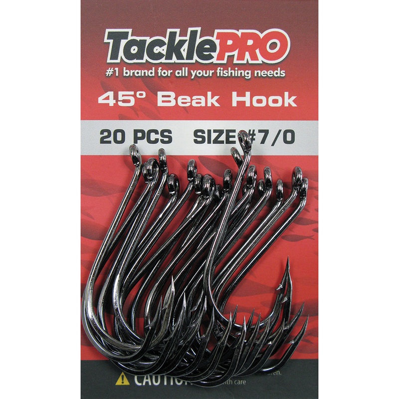 TacklePro 45deg. Beak Hook #7/0 – 20pc