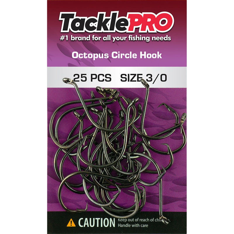 TacklePro Octopus Circle Hook 3/0 – 25pc