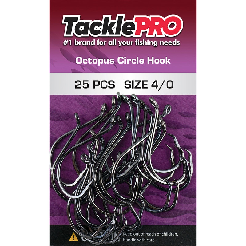 TacklePro Octopus Circle Hook 4/0 – 25pc