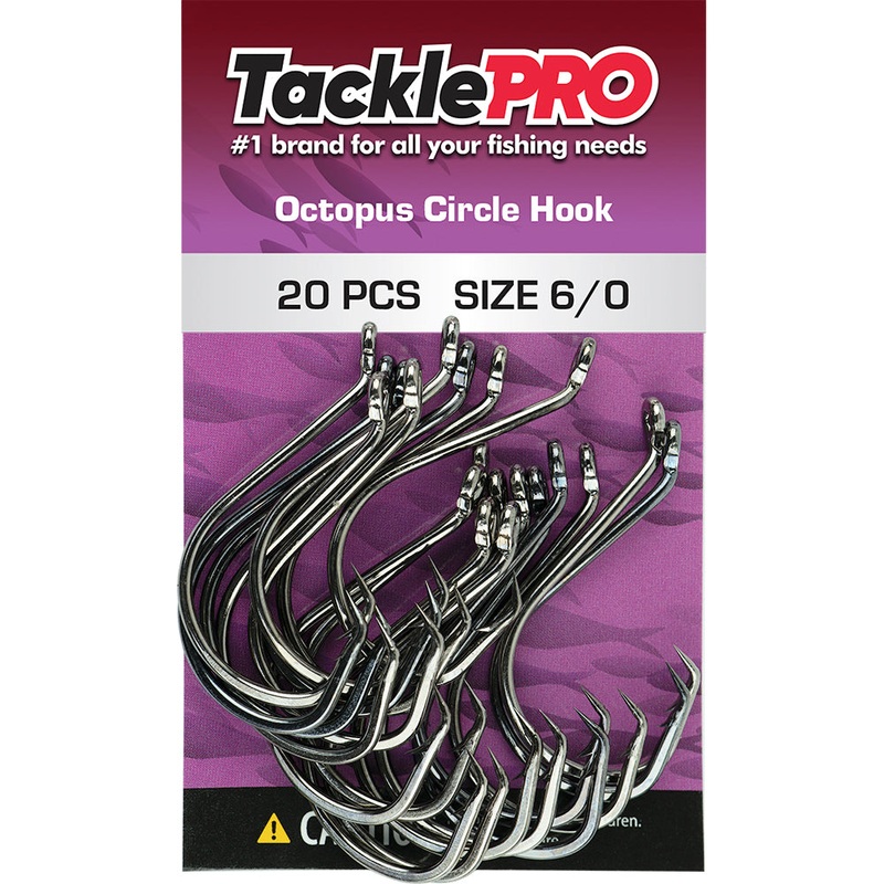 TacklePro Octopus Circle Hook 6/0 – 20pc