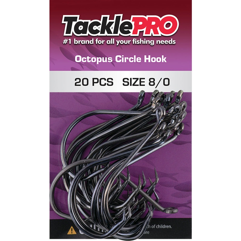 TacklePro Octopus Circle Hook 8/0 – 20pc