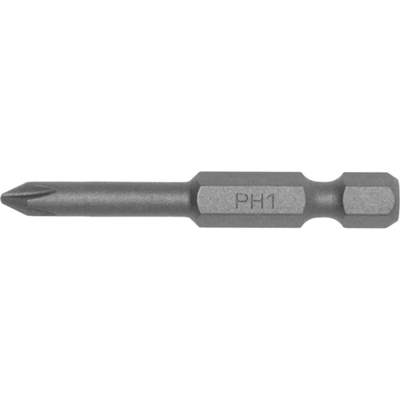 Teng 3Pc 1/4in Hex PH#1 Bit x 50mm (L)